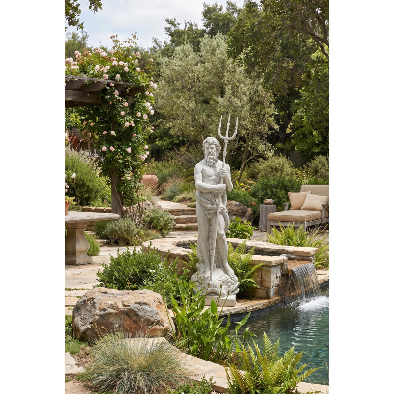 Design Toscano Poseidon God of the Sea Grand-Scale Statue